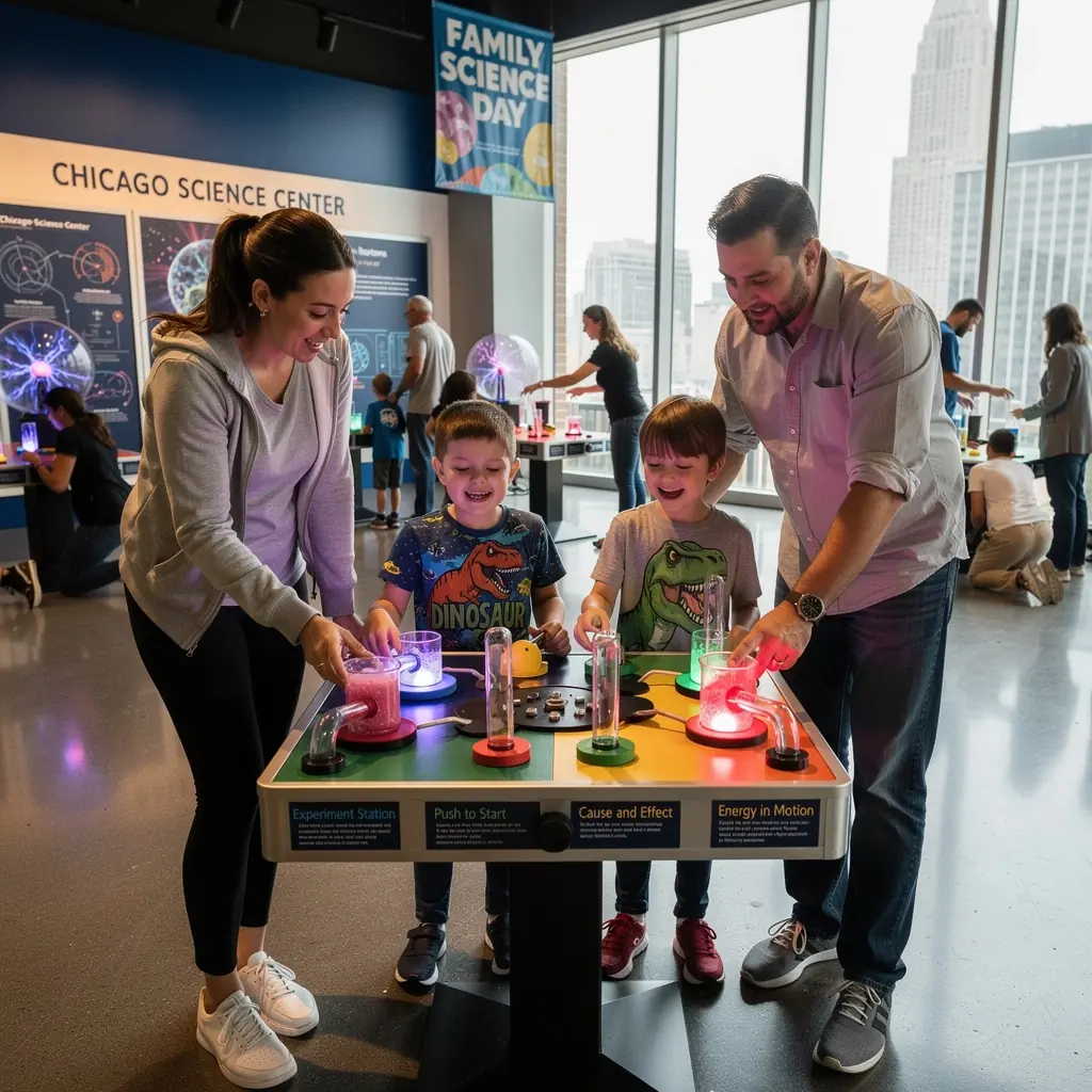 Osoba na wózku inwalidzkim korzystająca z dostępnej rampy w atrakcji turystycznej.